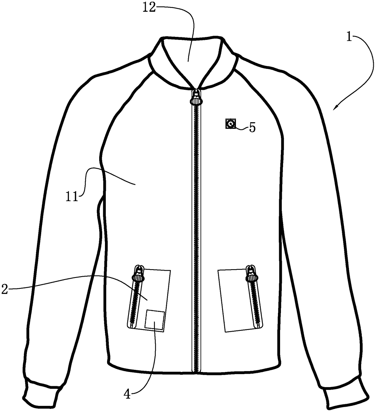 A making process for heating clothes