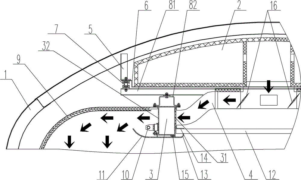 Mounting method for air delivery duct of conference room of special railway vehicle