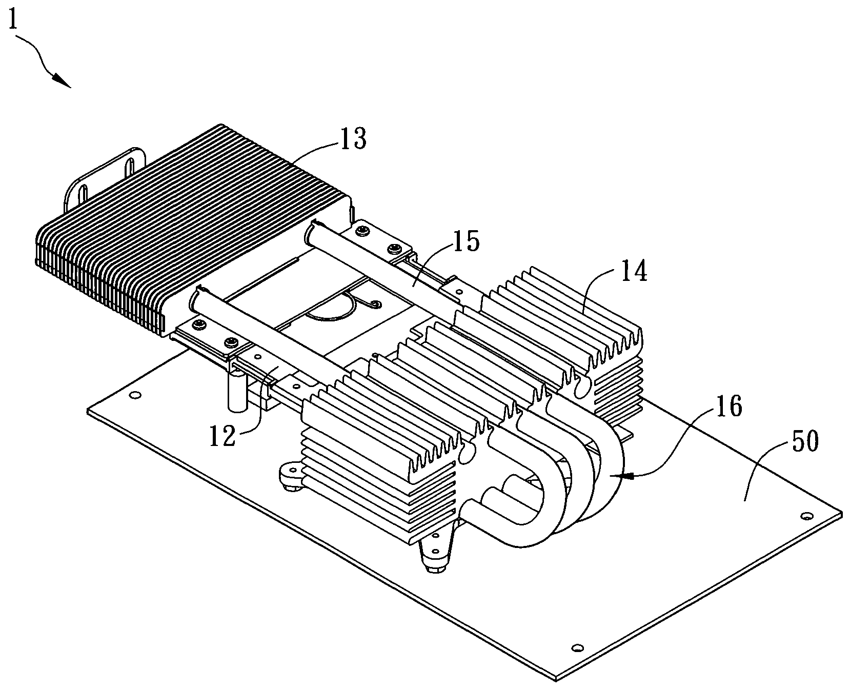 Heat dissipating structure