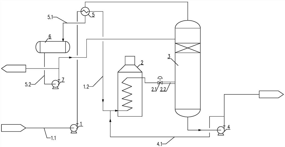 Distillation device and method for solid-containing raw oil