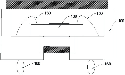 Chip packaging structure and chip packaging method