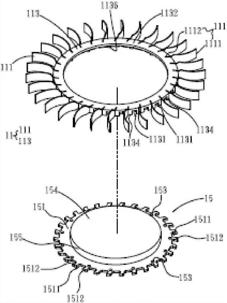 Fan wheel structure of cooling fan