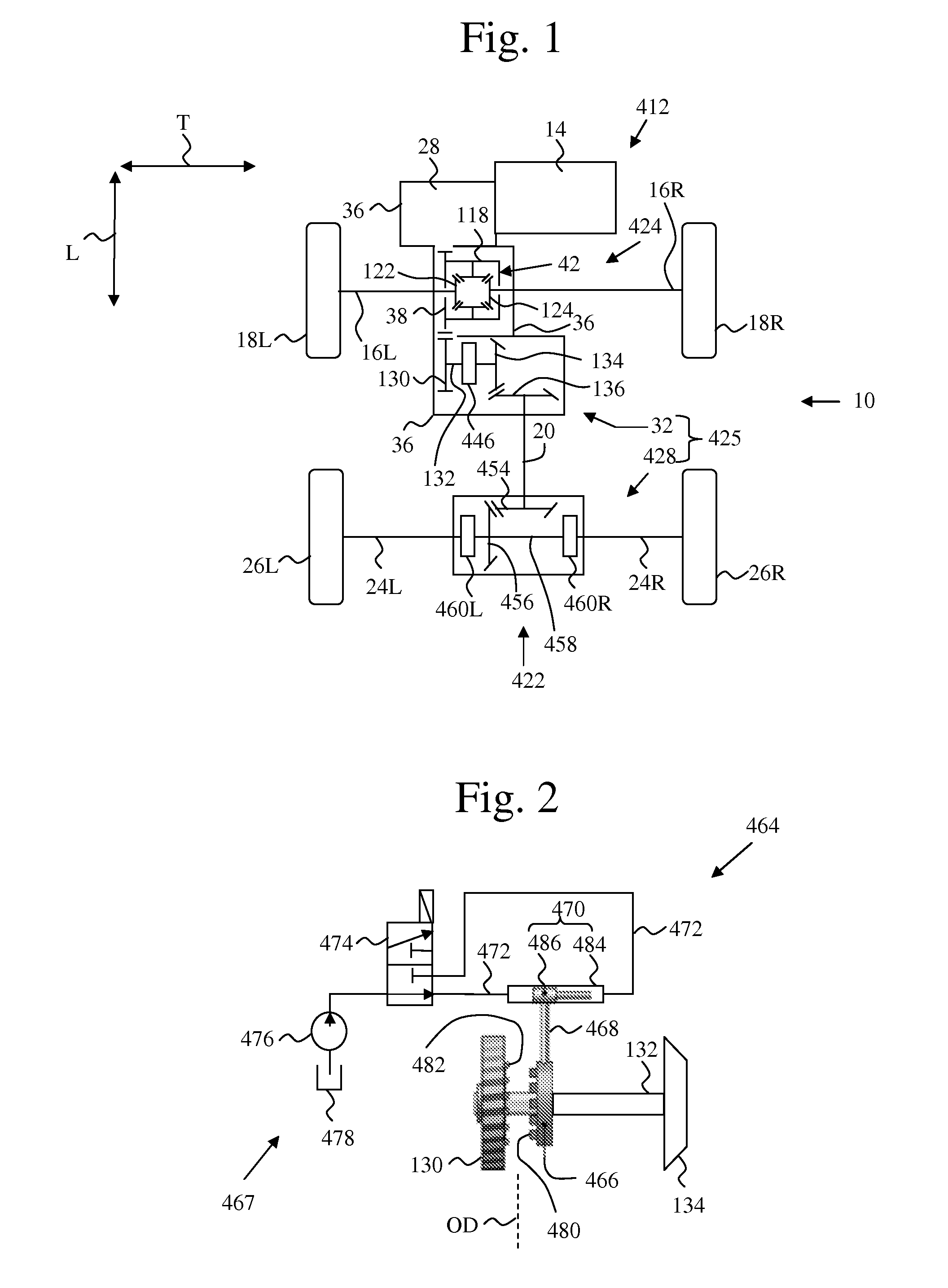 Drivetrain for a vehicle and method of controlling same