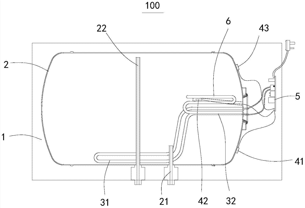 Electric water heater and heating method thereof