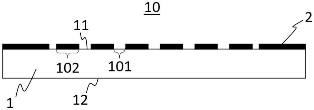 Glass element and use thereof, coating agent for production thereof and method for production thereof