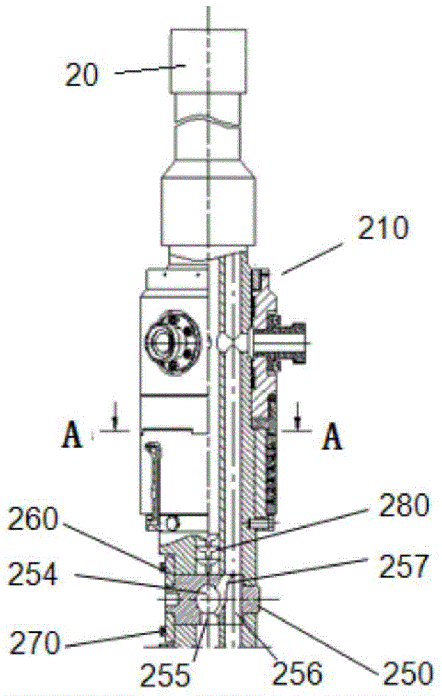 A top drive cementing head