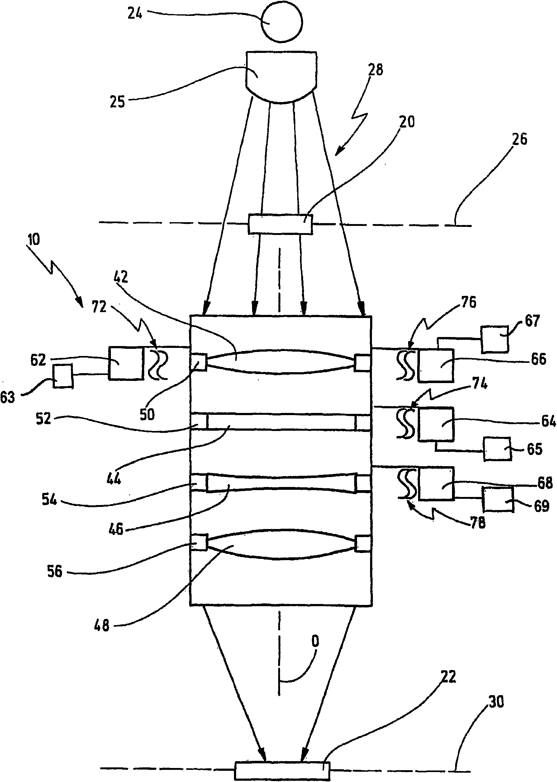 Method for improving imaging properties of an optical system, and optical system