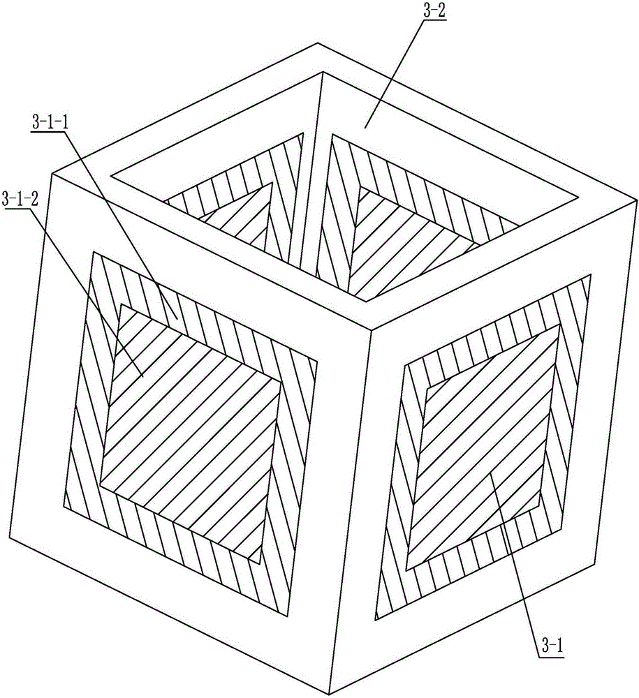 A square grid plate with vibration isolation properties