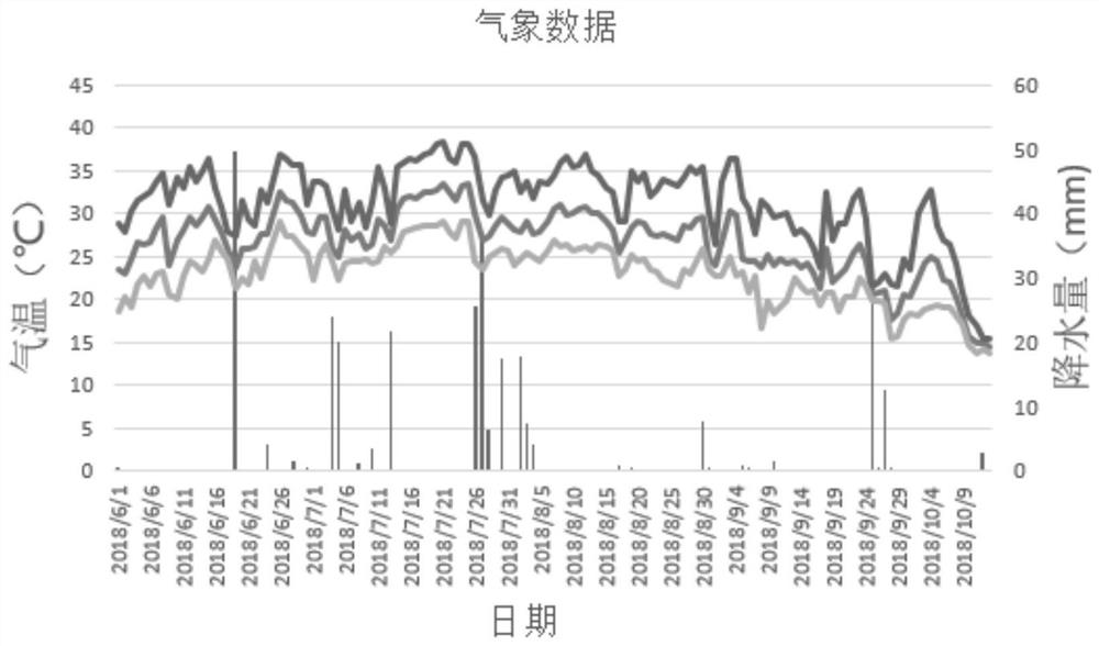 A regulation method of water and fertilizer coupling on rice yield and growth traits