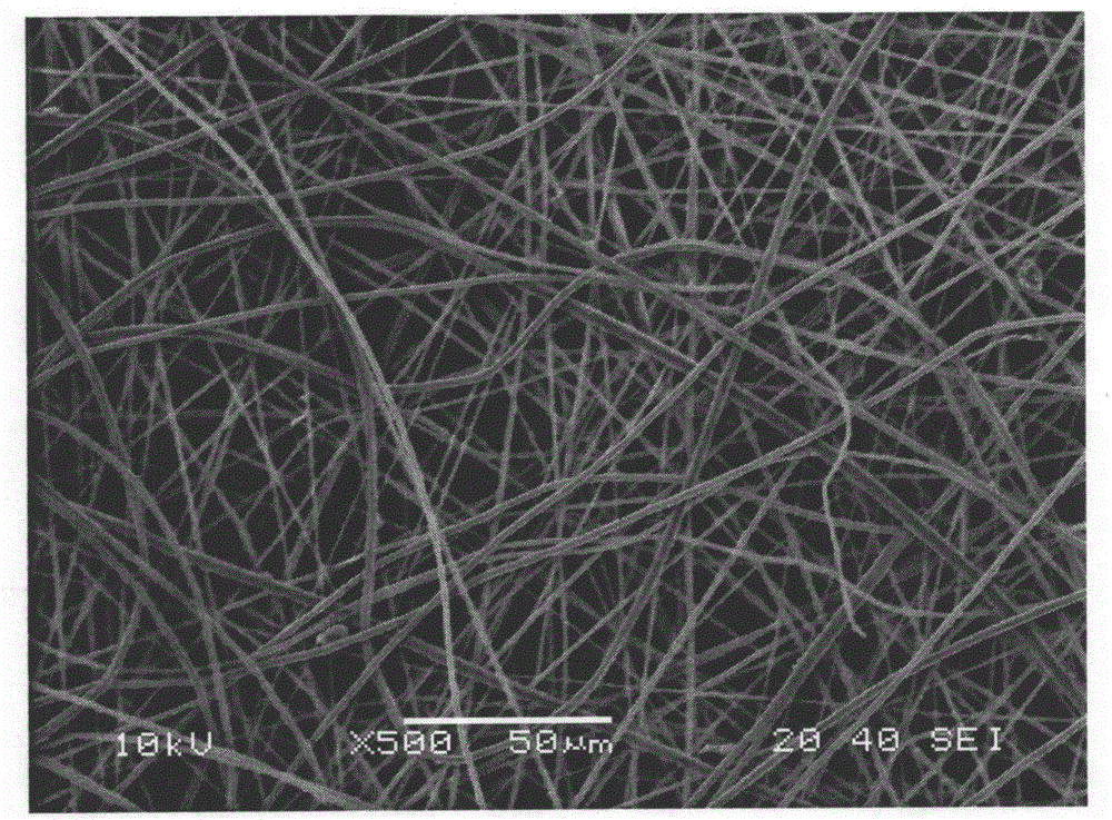 Fluorescent nano-fiber membrane and preparation method thereof