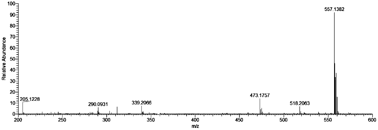 Copper (ii) complex constructed by ibuprofen and quinoline-8-formaldehyde Schiff base and its synthesis method and application