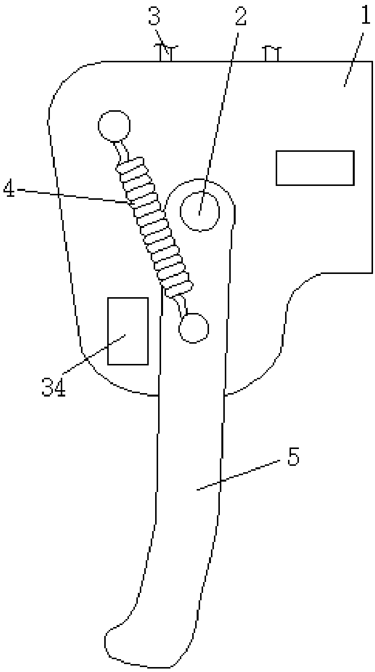 Electric car with car sliding preventing function structure