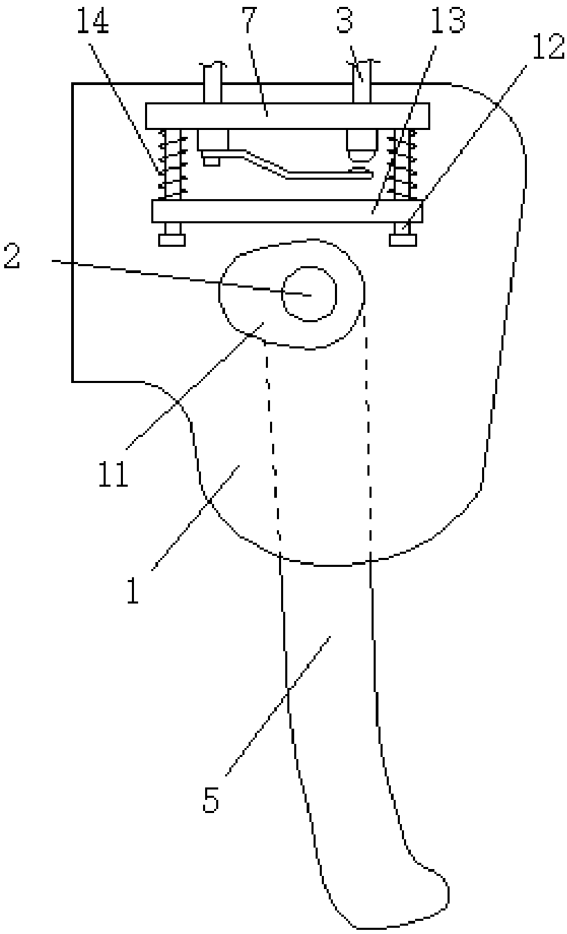 Electric car with car sliding preventing function structure