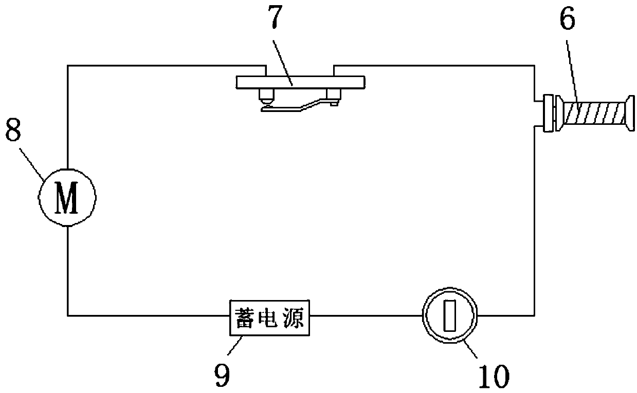 Electric car with car sliding preventing function structure