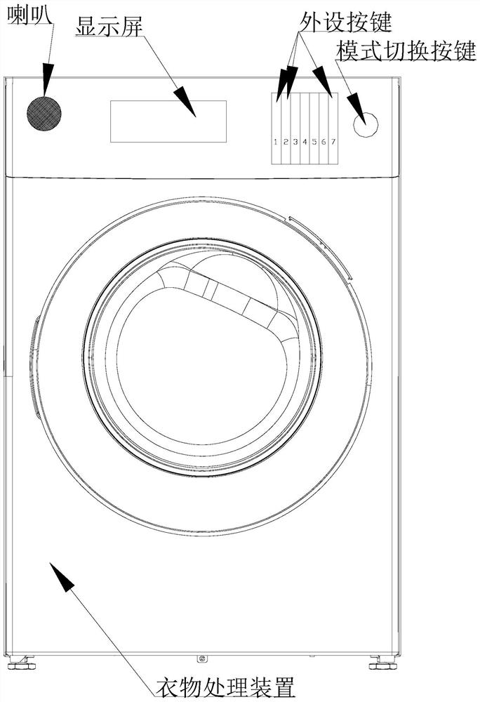 Clothes processing device and control method