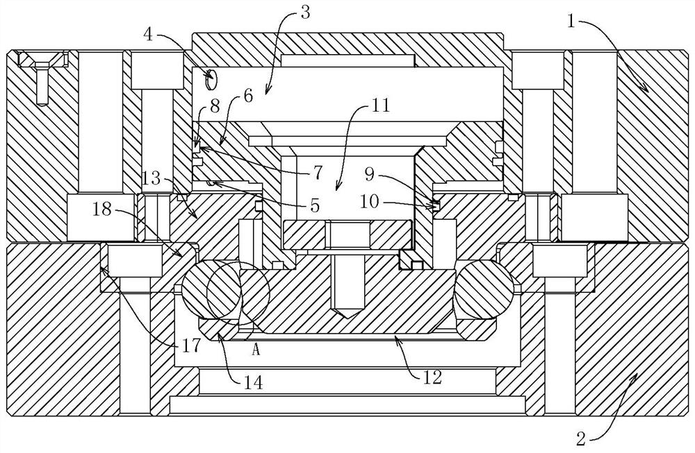 Locking stress component of tool quick-changing device and treatment process thereof