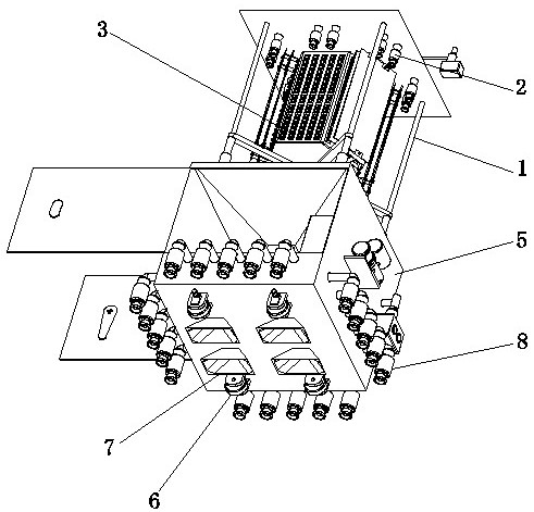 Electron beam killing type locust polarized light vector and spectrum light wave induction movable collecting device