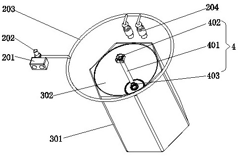 Electron beam killing type locust polarized light vector and spectrum light wave induction movable collecting device