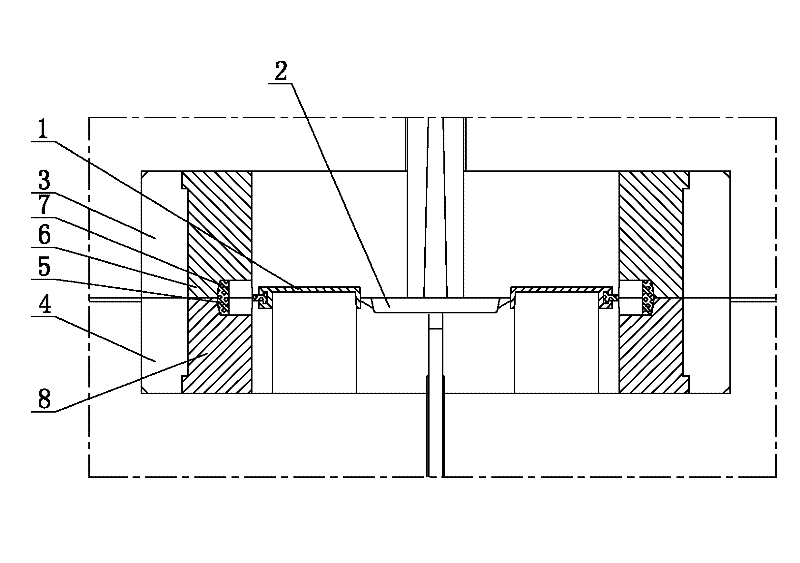 Structure of protecting appearances of metal inserts in mould