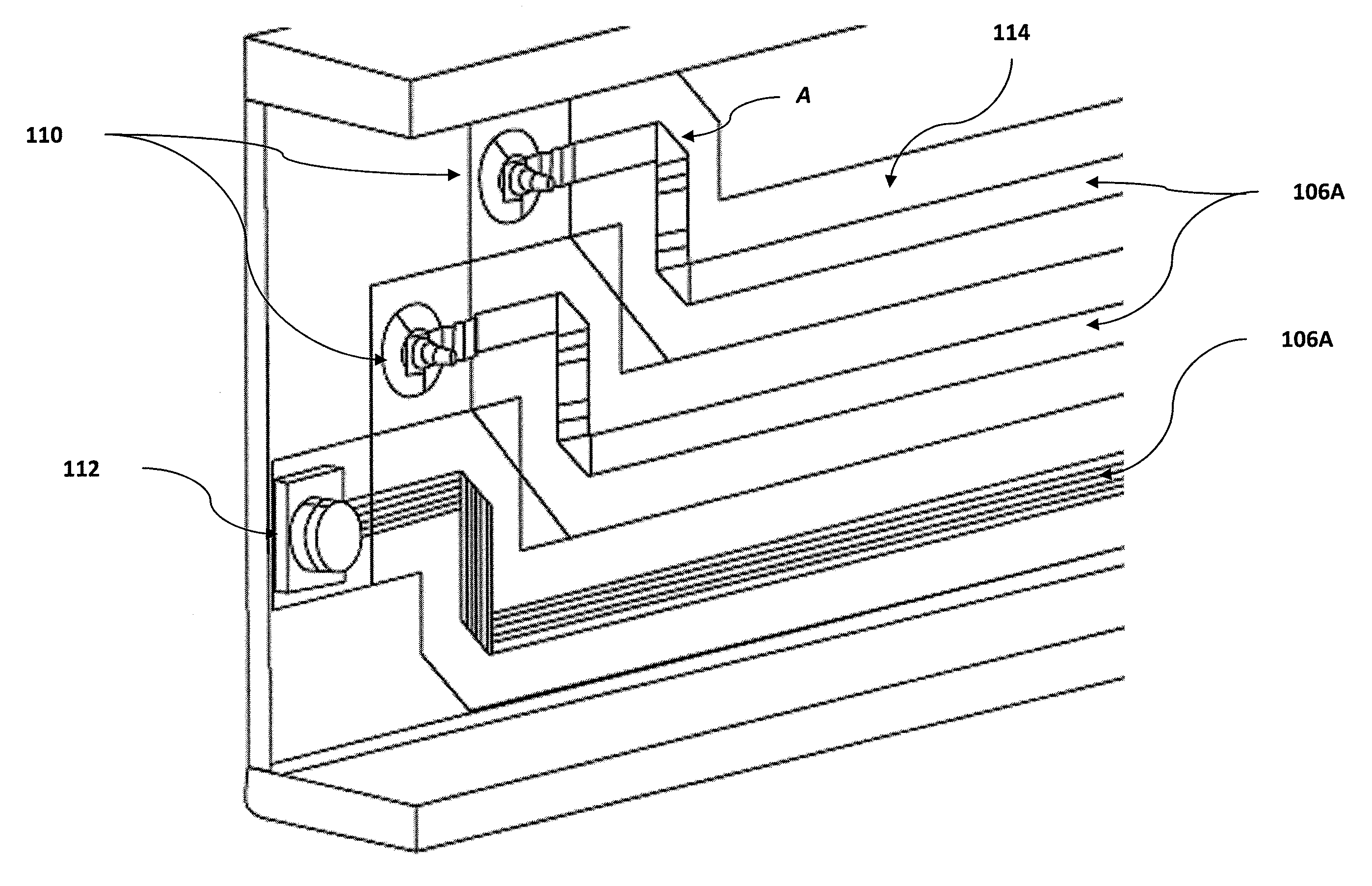 Apparatus and method for an aircraft conductor sandwich assembly embedded to an aircraft structure