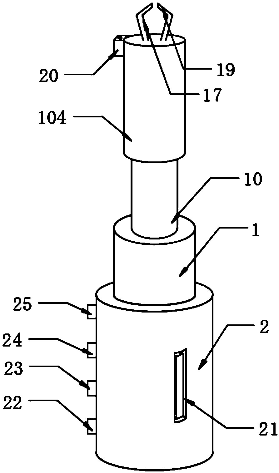 ERCP clamping device for military and civilian use