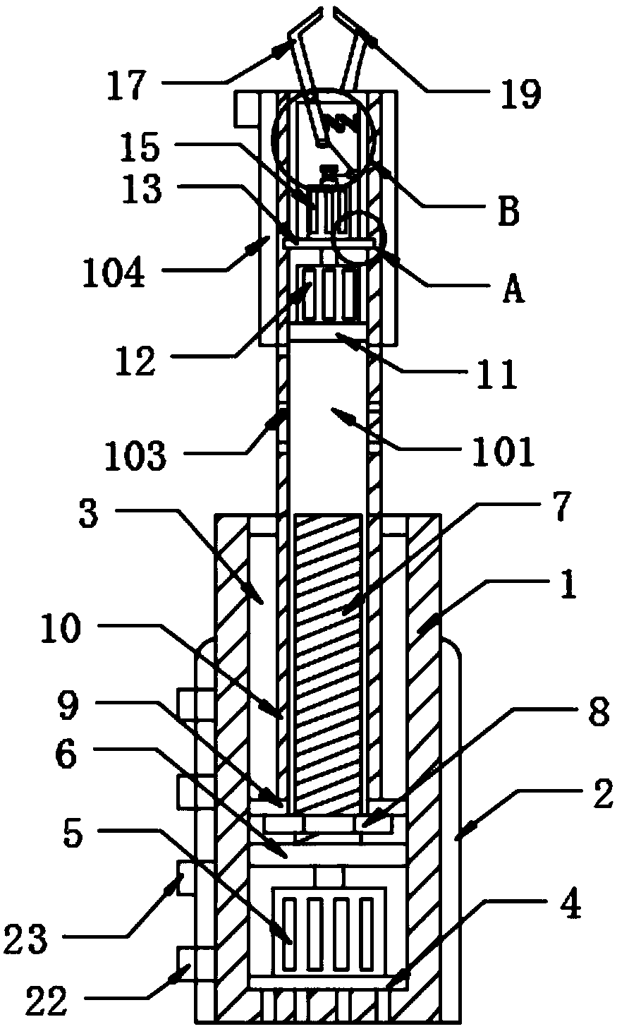 ERCP clamping device for military and civilian use