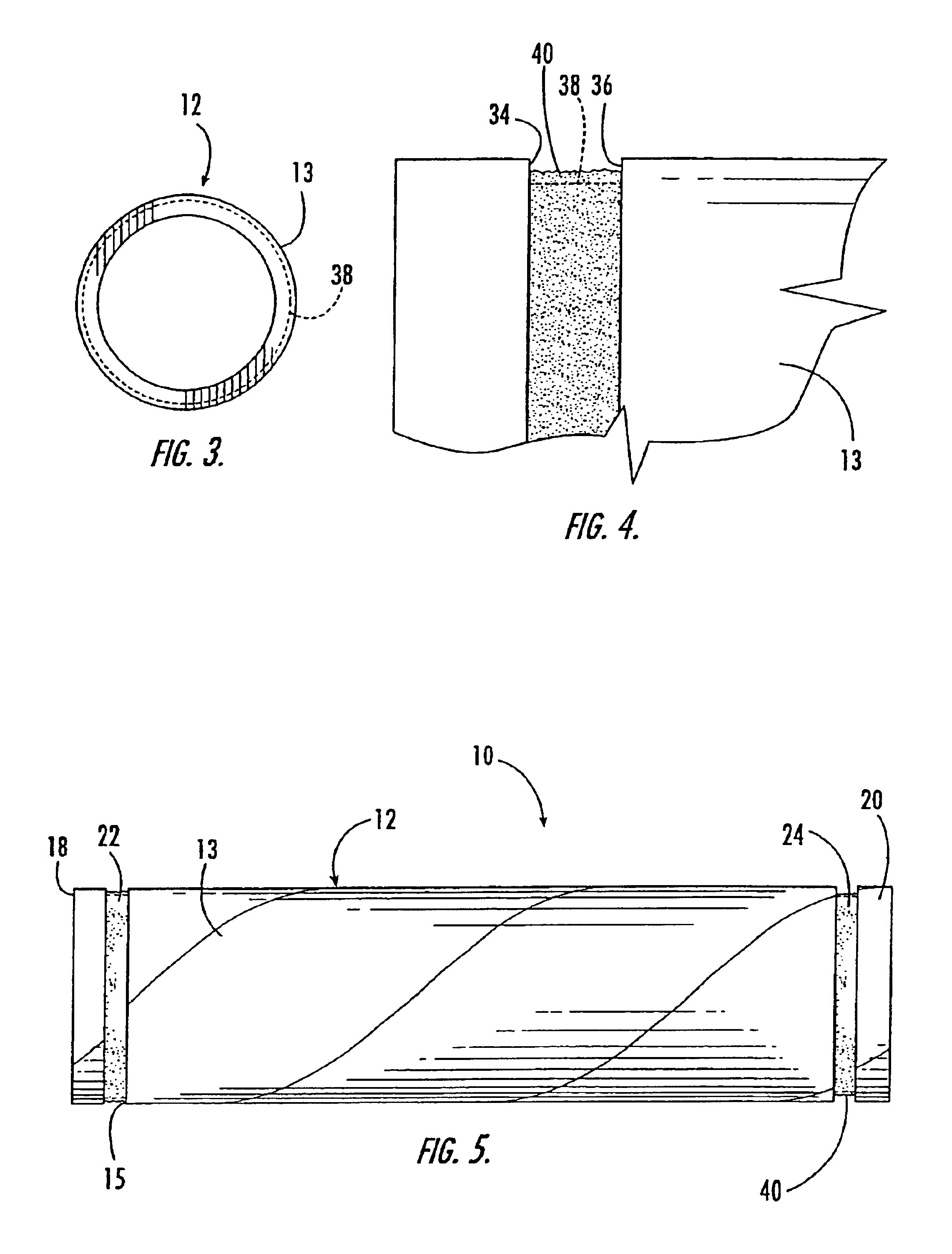Textile tube with start-up feature
