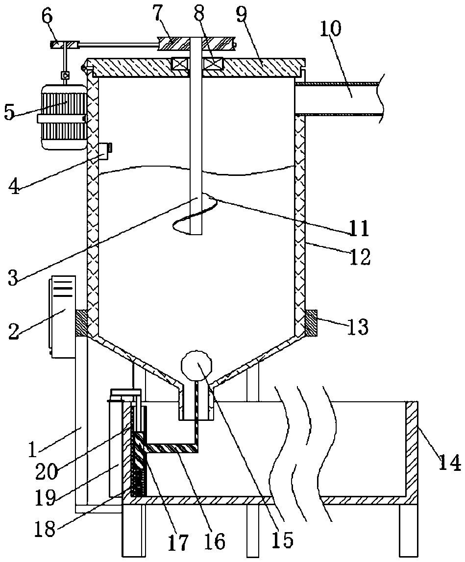 Breeding device with timing and quantity-limit feeding function and used for livestock raising