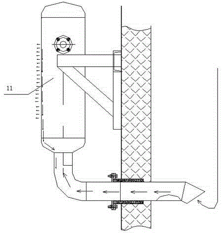 Four-channel distribution and initiation cabinet with function of supplying air for novel protection air curtain