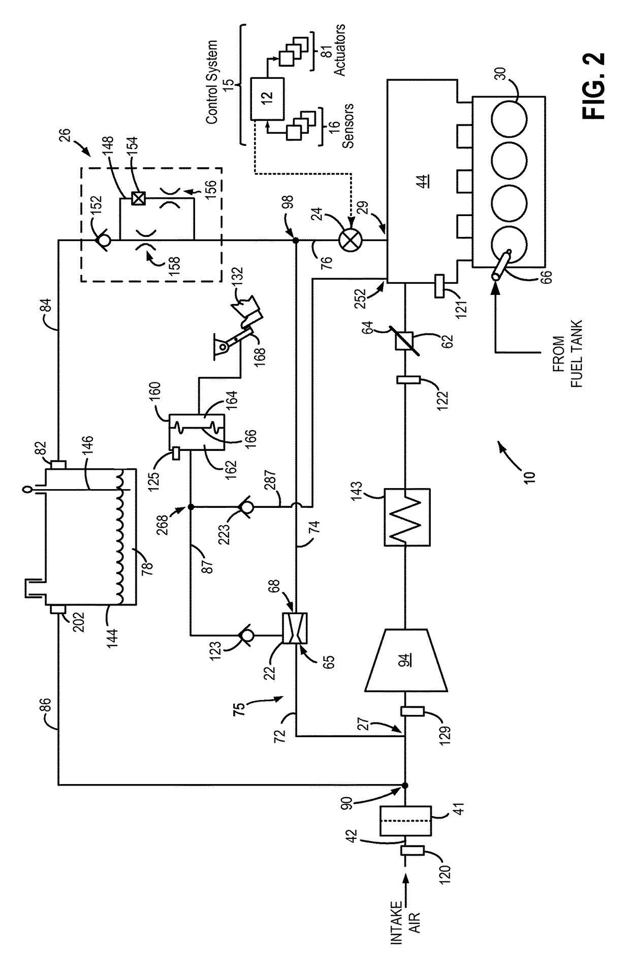 Method for reducing air flow in an engine at idle