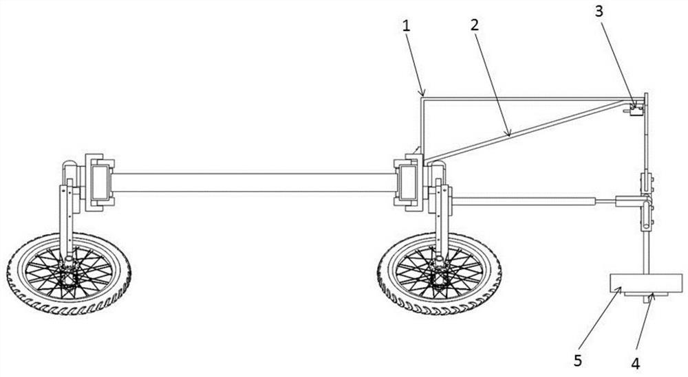 An automatic direction adjustment device suitable for a pipeline inspection robot and a direction adjustment method thereof