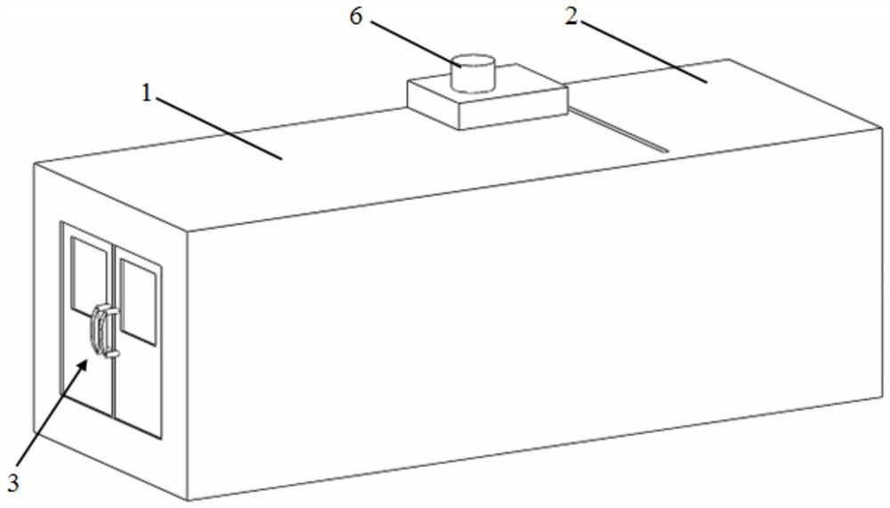 Walk-in high and low temperature alternating humidity and heat test room