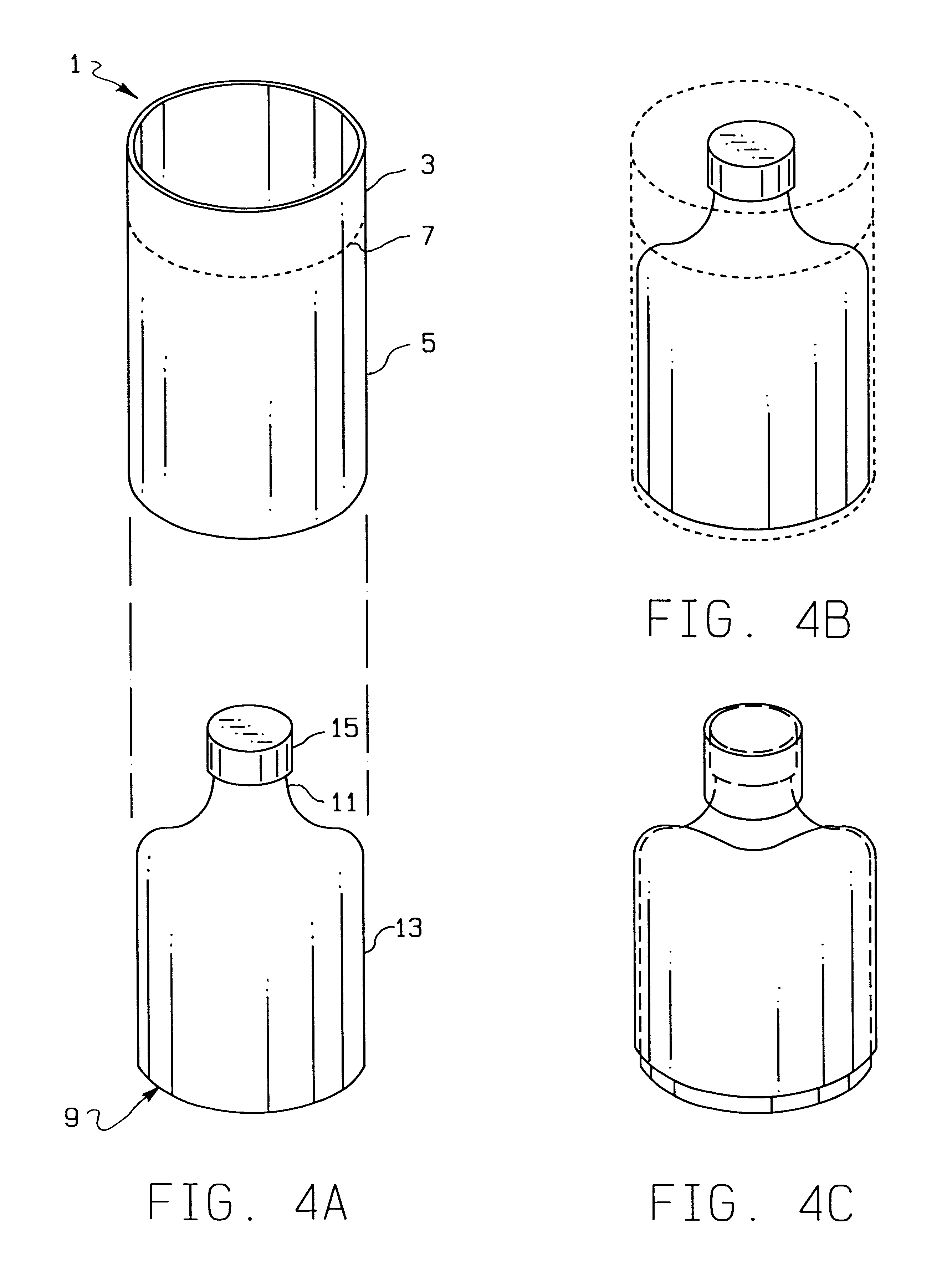 Method for shrink-wrapping containers and articles obtained thereby