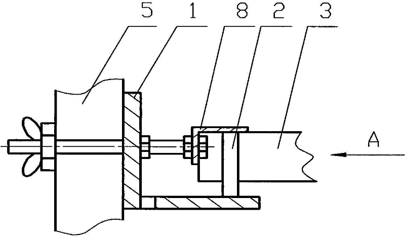 Novel detachable lower wind guide device of high wind speed quick freezing device