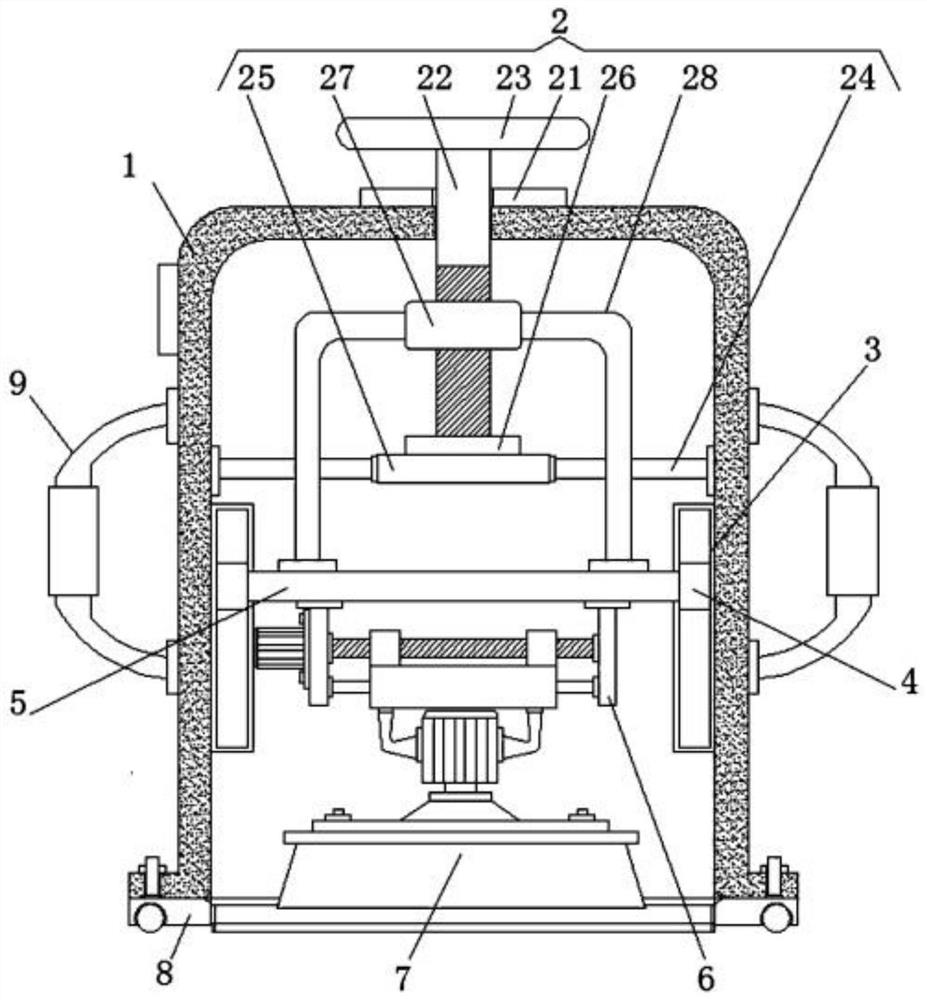 Household toilet wall tile treatment equipment and treatment method