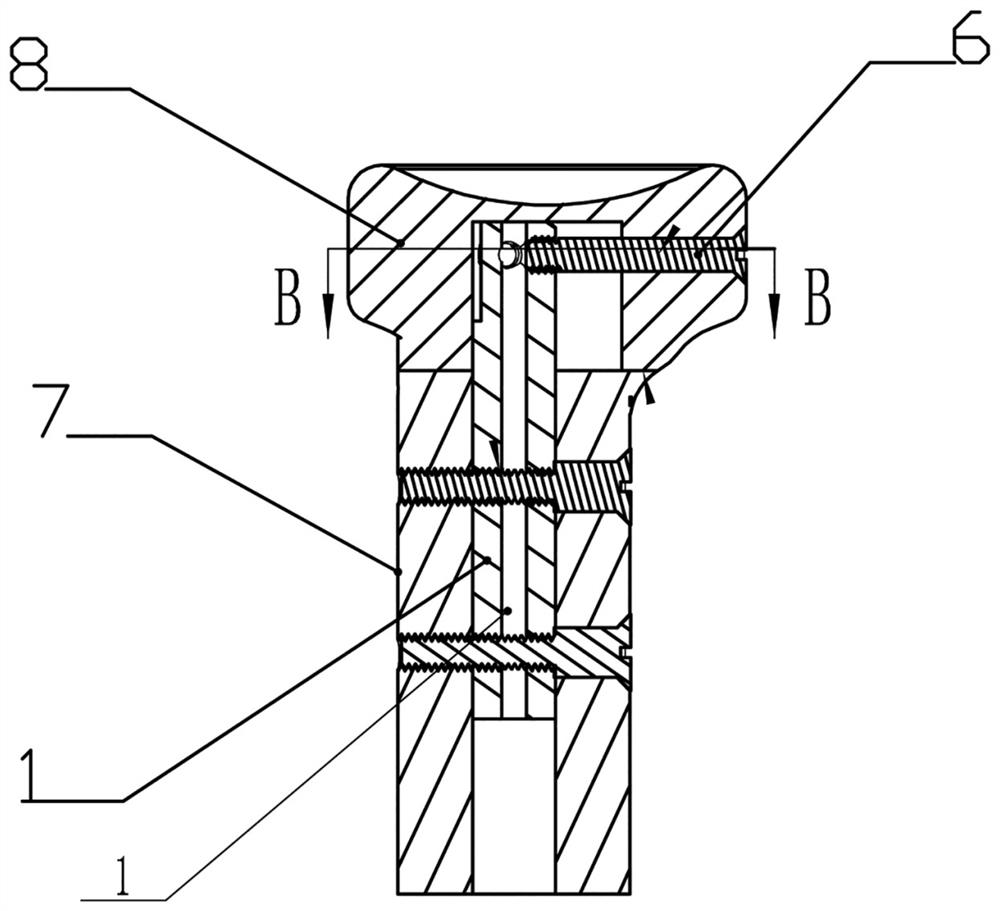 Intramedullary fixing device for radial head fractures