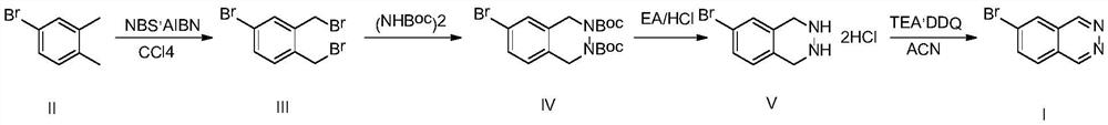 Synthesis method of 6-bromophthalazine