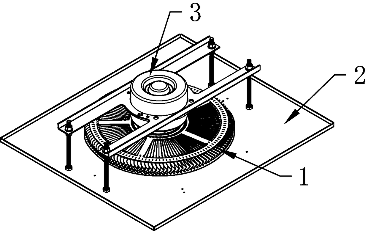 Oil smoke separation device