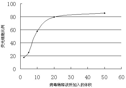 Detection method of titer of recombinant lentivirus