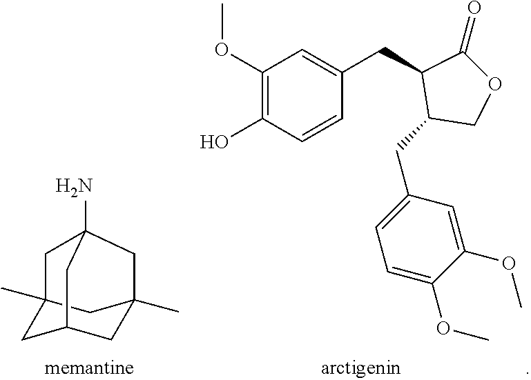 Conjugate of memantine and arctigenin, and composition and use thereof