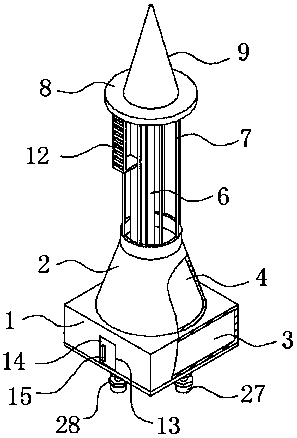 5G Internet-of-Things base station with companion ladder