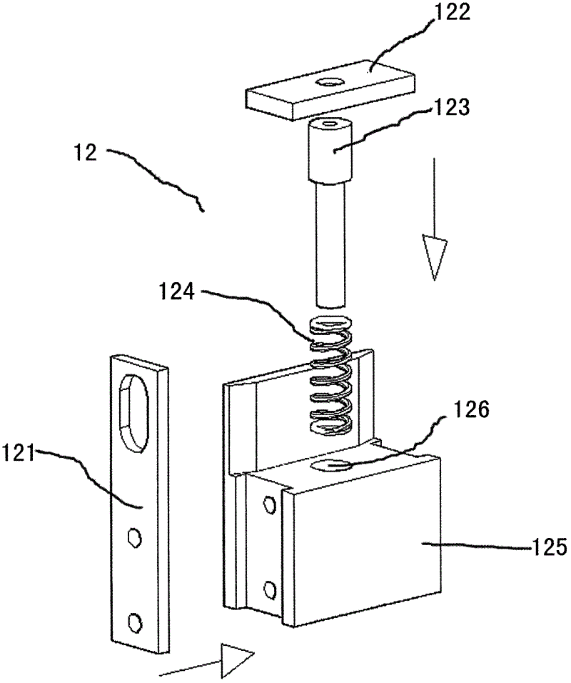 Automatic adjusting device and battery detection equipment using same
