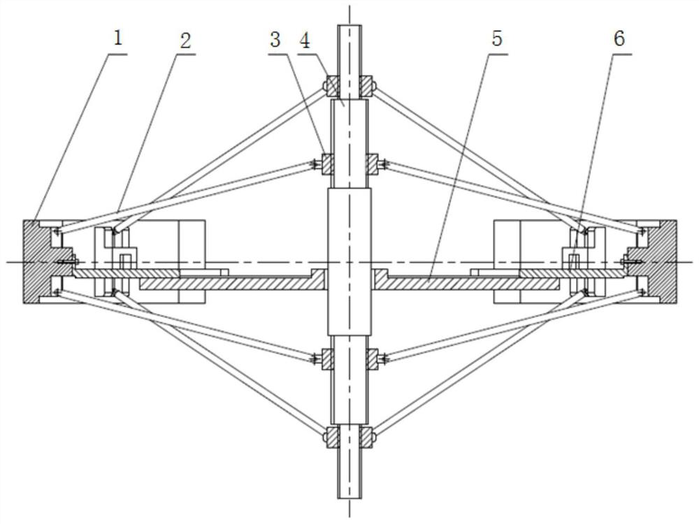 Tire vulcanization inner die driven by double nuts