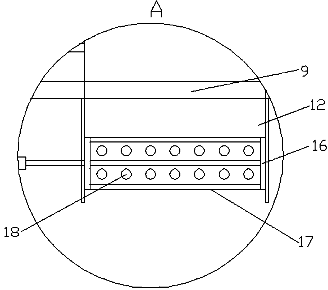 Oil removing device for chain