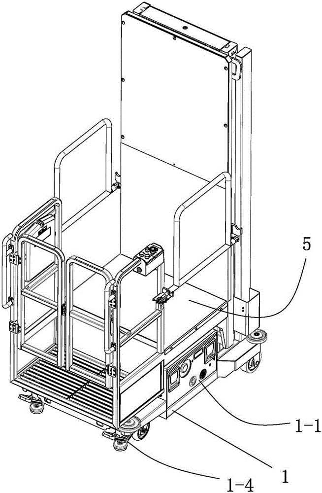 Three-portal-frame material taking machine