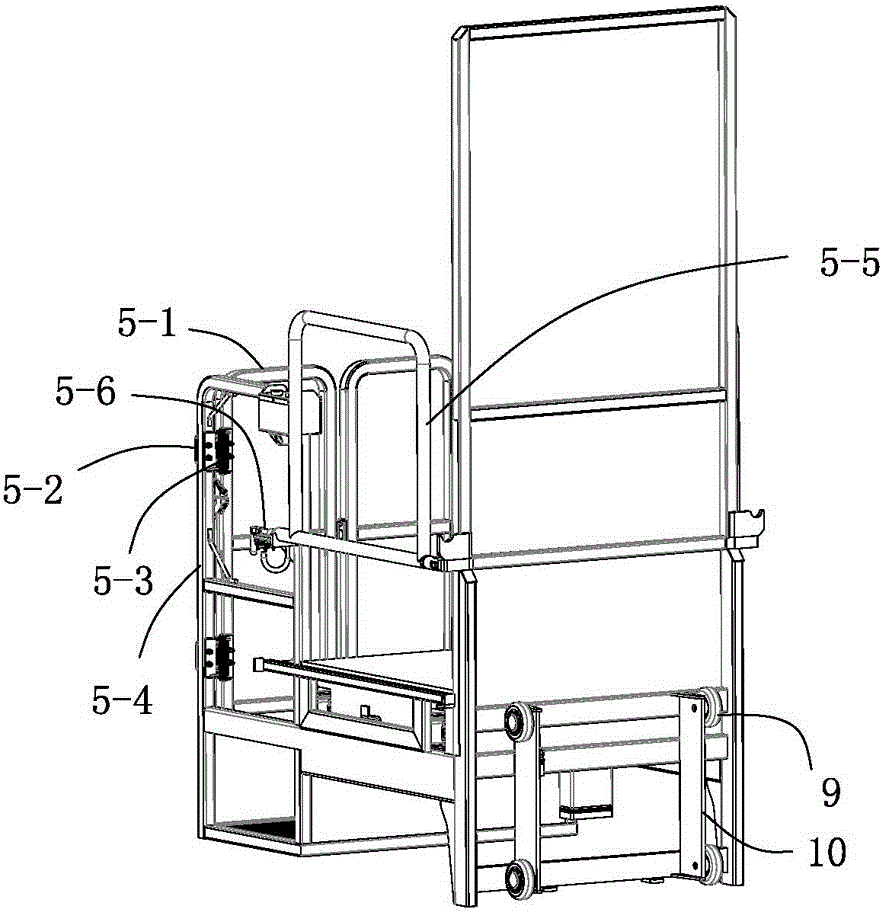 Three-portal-frame material taking machine