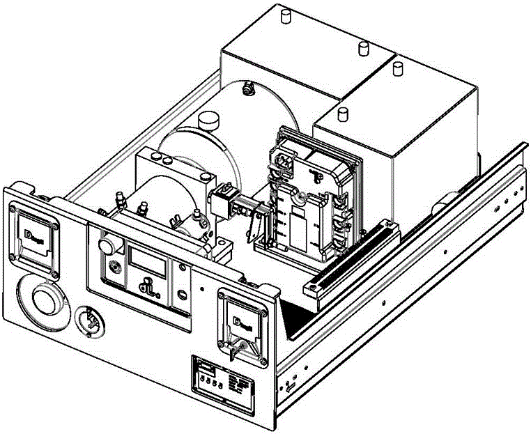 Three-portal-frame material taking machine