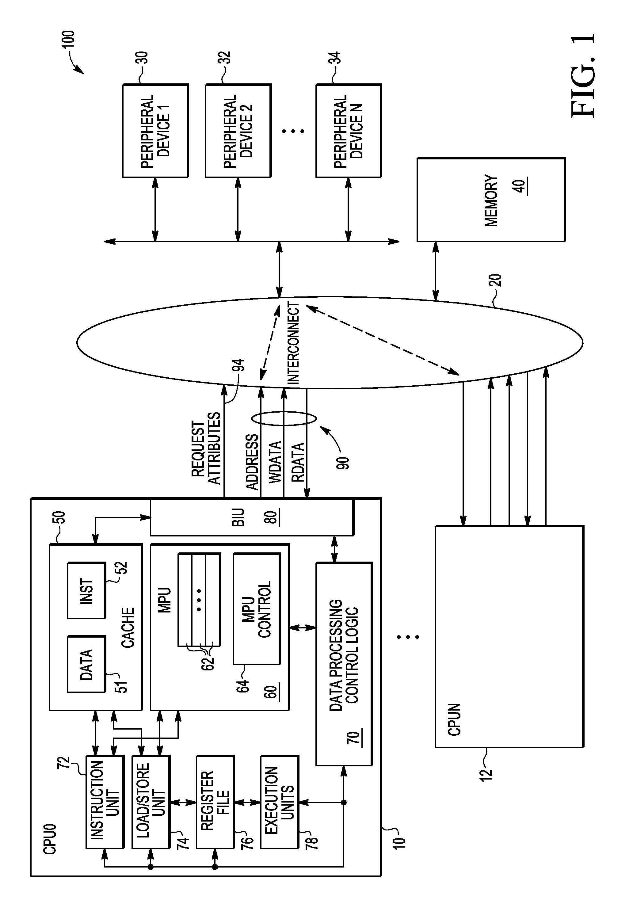Memory protection unit (MPU) having a shared portion and method of operation
