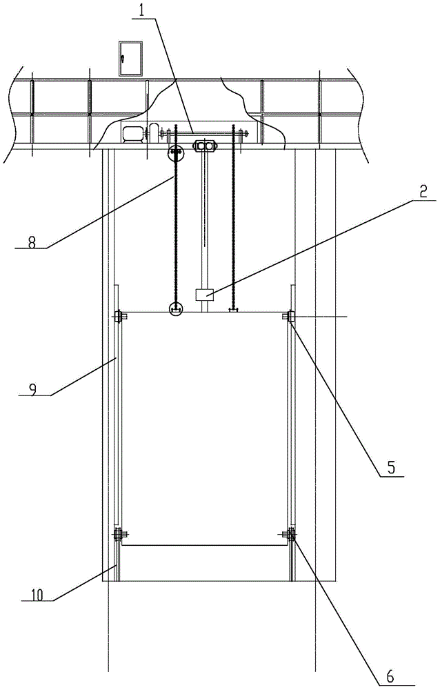 Electric flat door