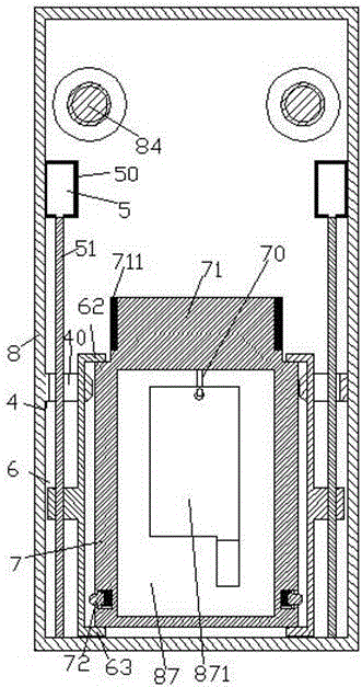 Kitchen knife suspension device